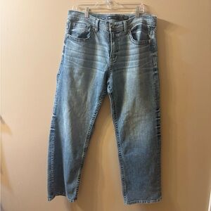 BKE Relaxed Fit Denim Jeans in Light Blue 36x32